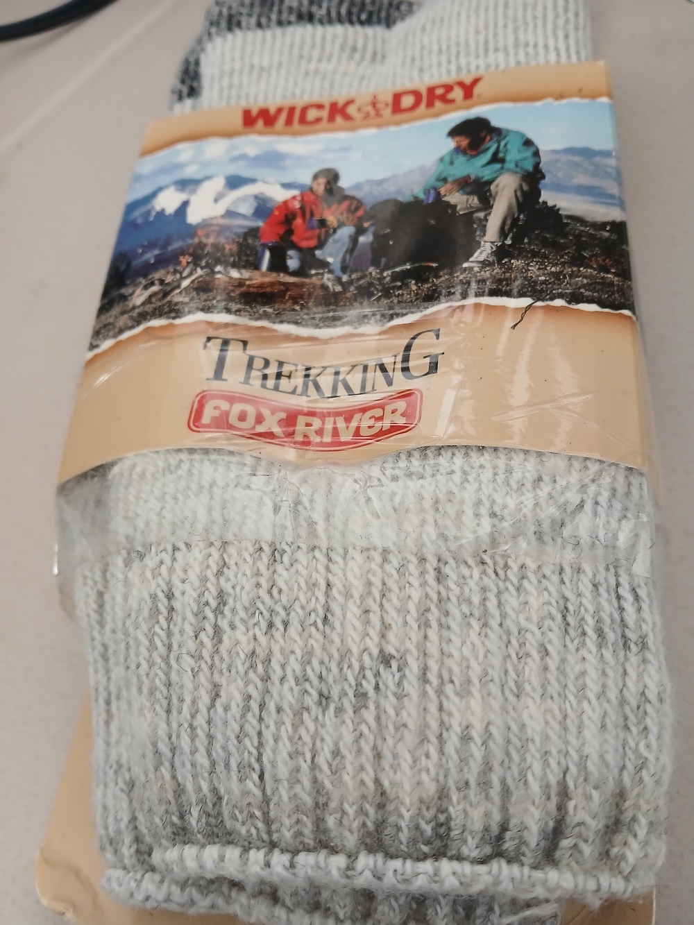 Trekking Wick & Dry Men's Hiking Socks - Light Gray